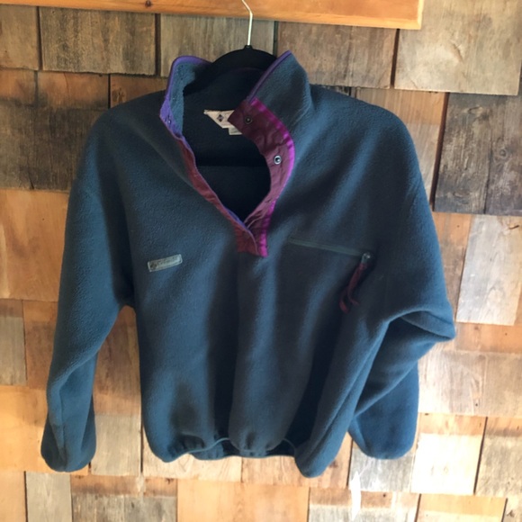 Columbia Tops - VINTAGE 90s style Colombia quarter zip fleece